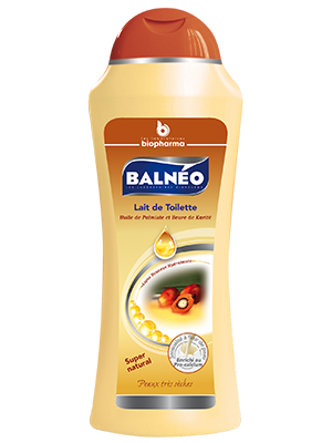 Balnéo Lait de toilette huile de palmiste & beurre de karité 400ml
